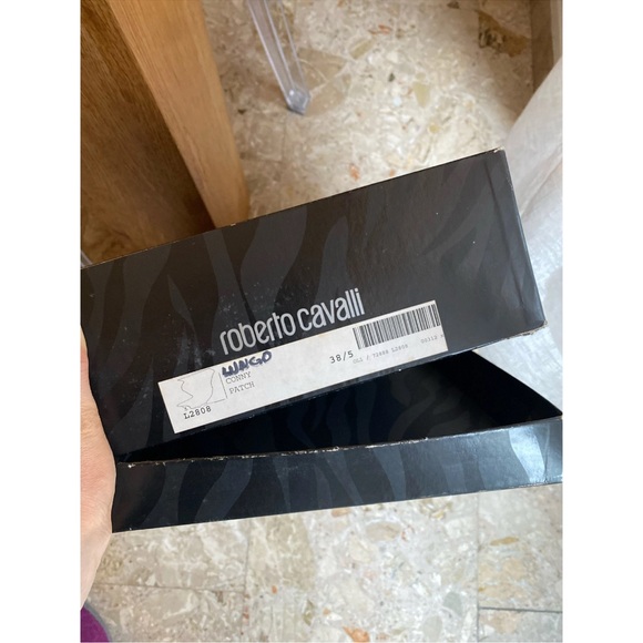 RARE Roberto Cavalli Fall / Winter 2002 Parade Multicoloured Patchwork Heel Boot - Picture 7 of 12